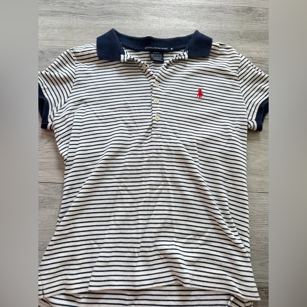 Ralph LaurenStriped Polo Shirt